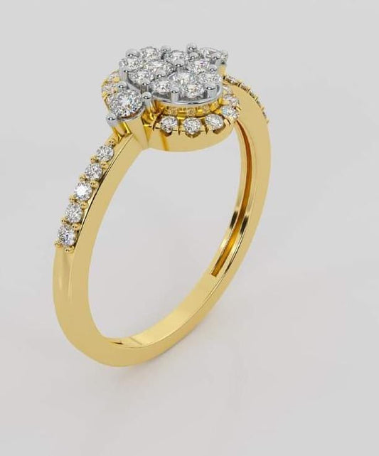 Everyday Wear Gold Diamond Ring