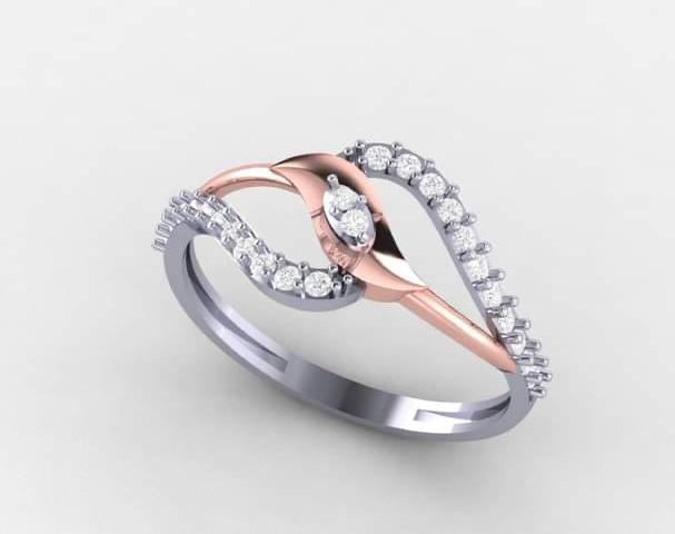 Elegant Gold Diamond Ring