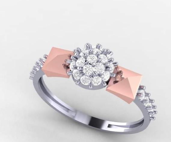 Everyday Wear Gold Diamond Ring