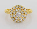 Everyday Wear Gold Diamond Ring