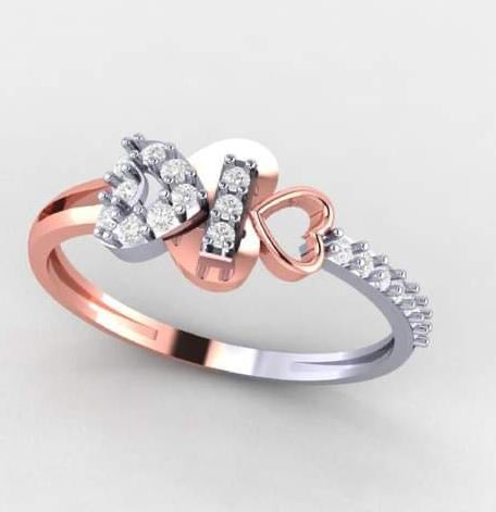 Bridal Gold Diamond Ring