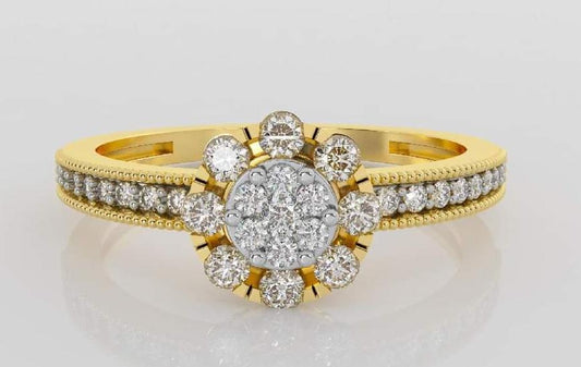 Elegant Gold Diamond Ring