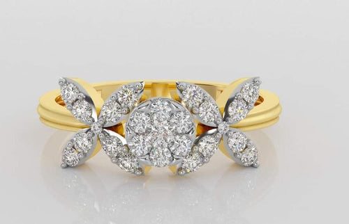 Bridal Gold Diamond Ring