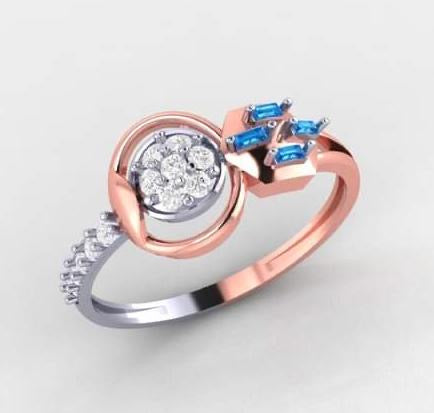 Elegant Gold Diamond Ring