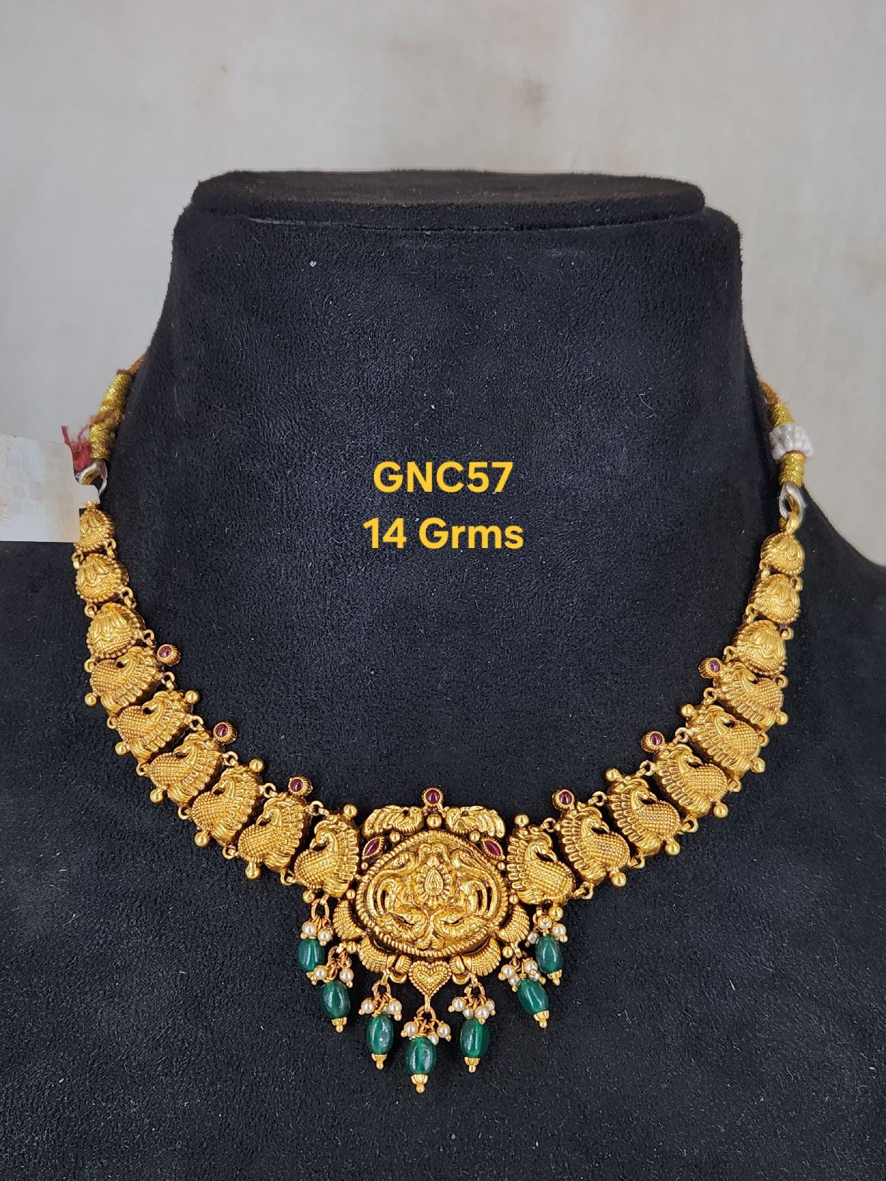 Swan | Antique Temple Necklace | GNC57