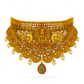 Antique Gold Choker | Temple Jewellery